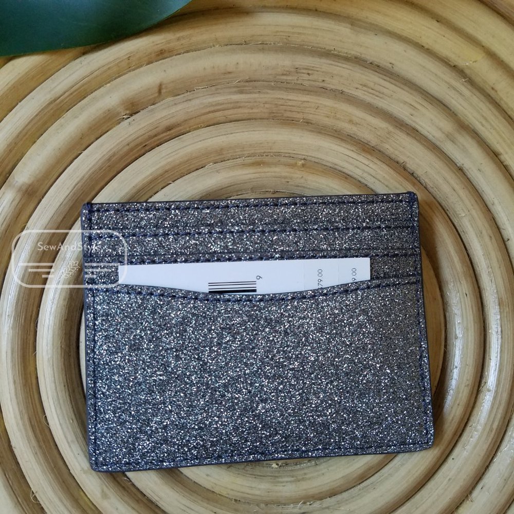 Kate Spade Boxed Small Slim Card Holder Dusk Navy - Picture 9 of 15